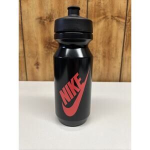Nike Squeeze BIG MOUTH BIDON 2.0 22oz Black Red Water Bottle "Hard to Find"